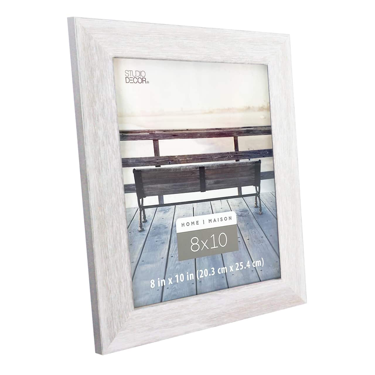 Distressed White Frame, Home Collection By Studio D&#xE9;cor&#xAE;